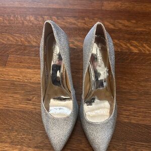 Elegant Silver Women's Shoes